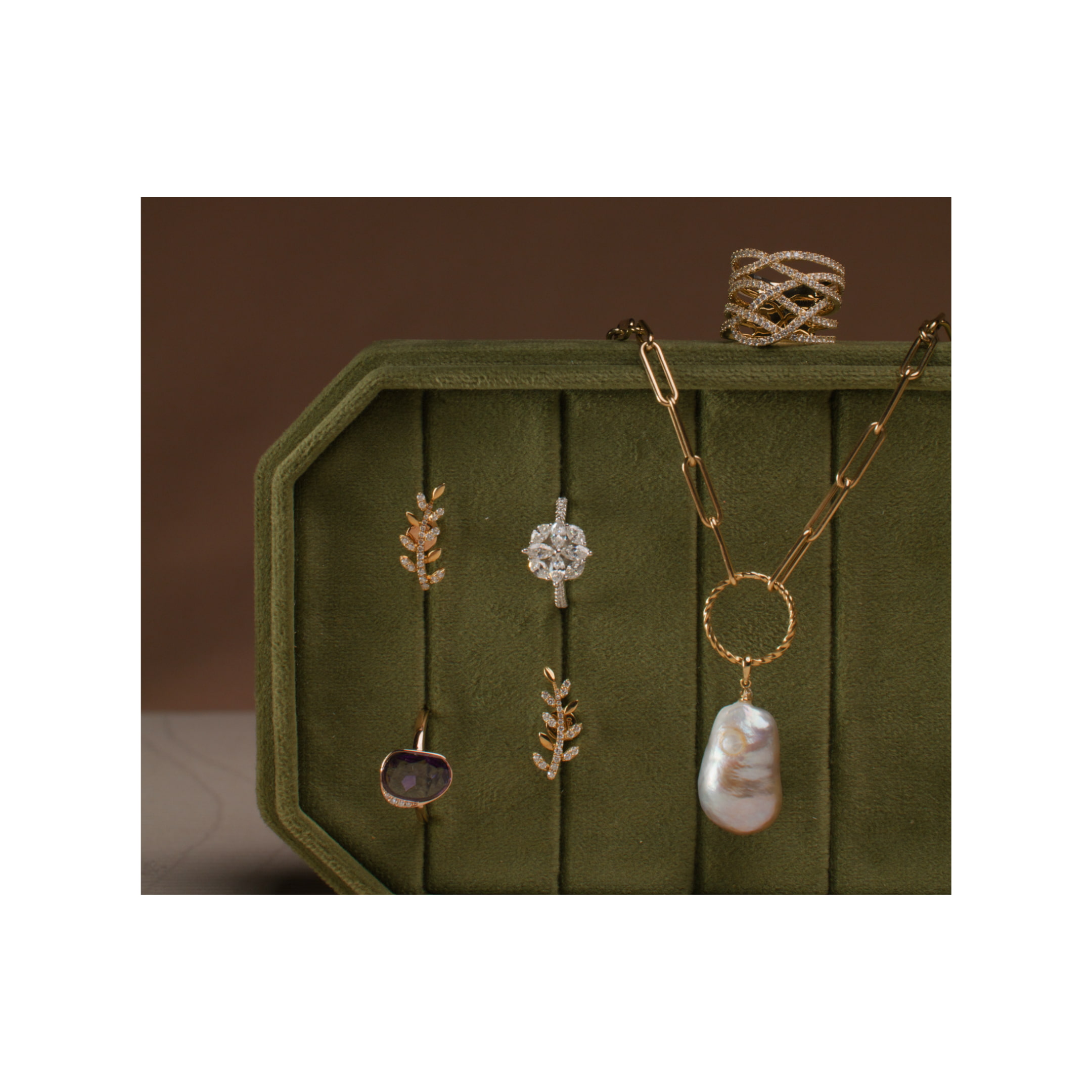 Fine jewelry creative direction by Chrystal Paasch