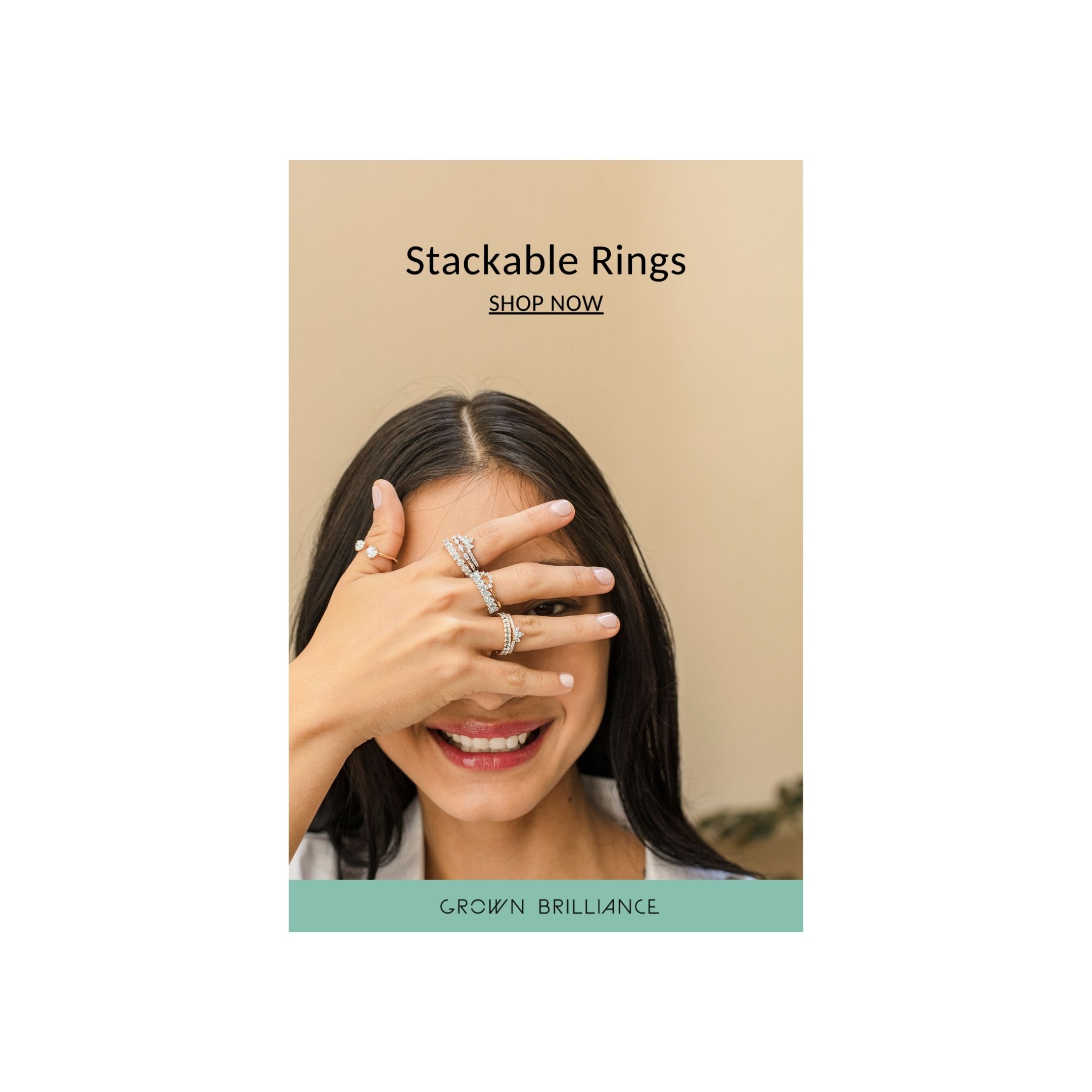 Lab-grown fine jewelry social content by Chrystal Paasch
